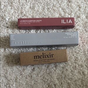 ILIA Crayon REM lip Gloss Melixir Lip Balm